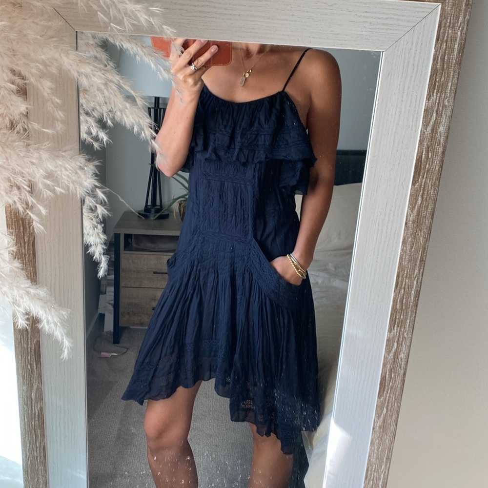 Isabel Marant pleated tiered dress